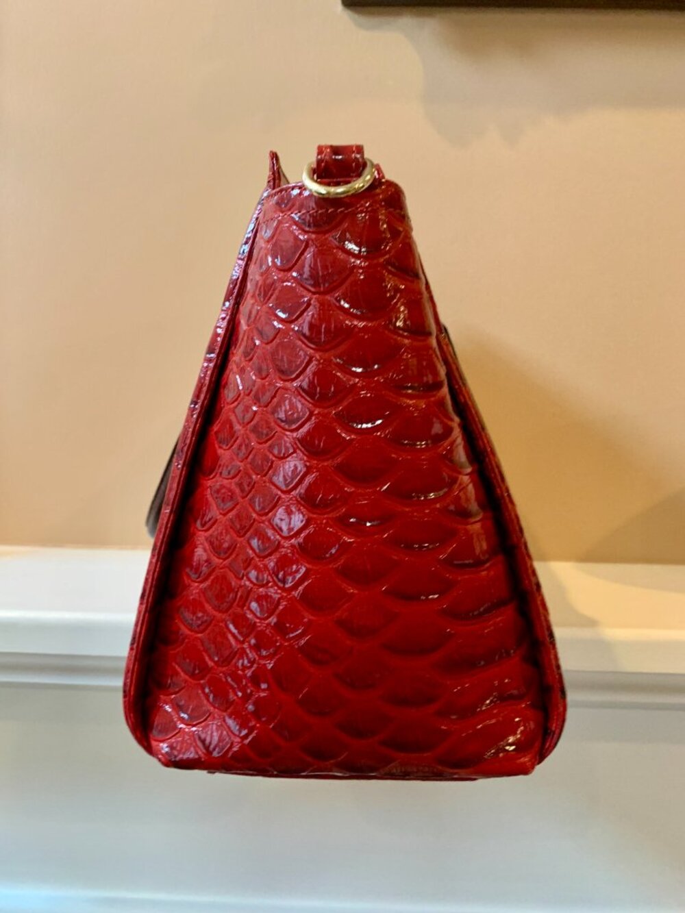 Brahmin Harper Scarlet Vardo satchel UNICORN HTF - Picture 6 of 10
